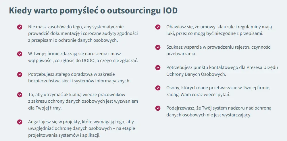outsourcing IOD
