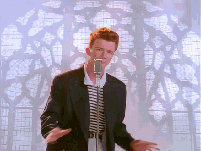 Never gonna give you up!